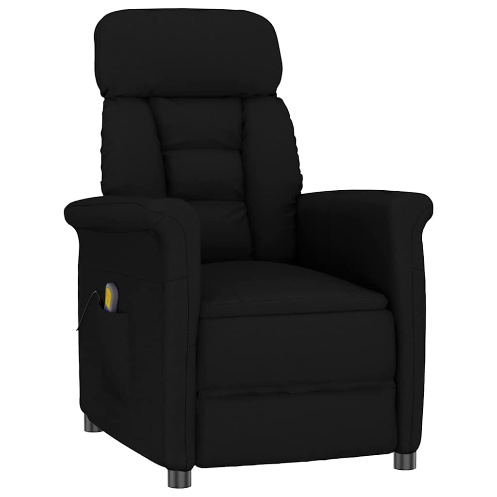 Silla de masaje con cojín Crema 93.5 x 67.5 x 101.5 cm tela