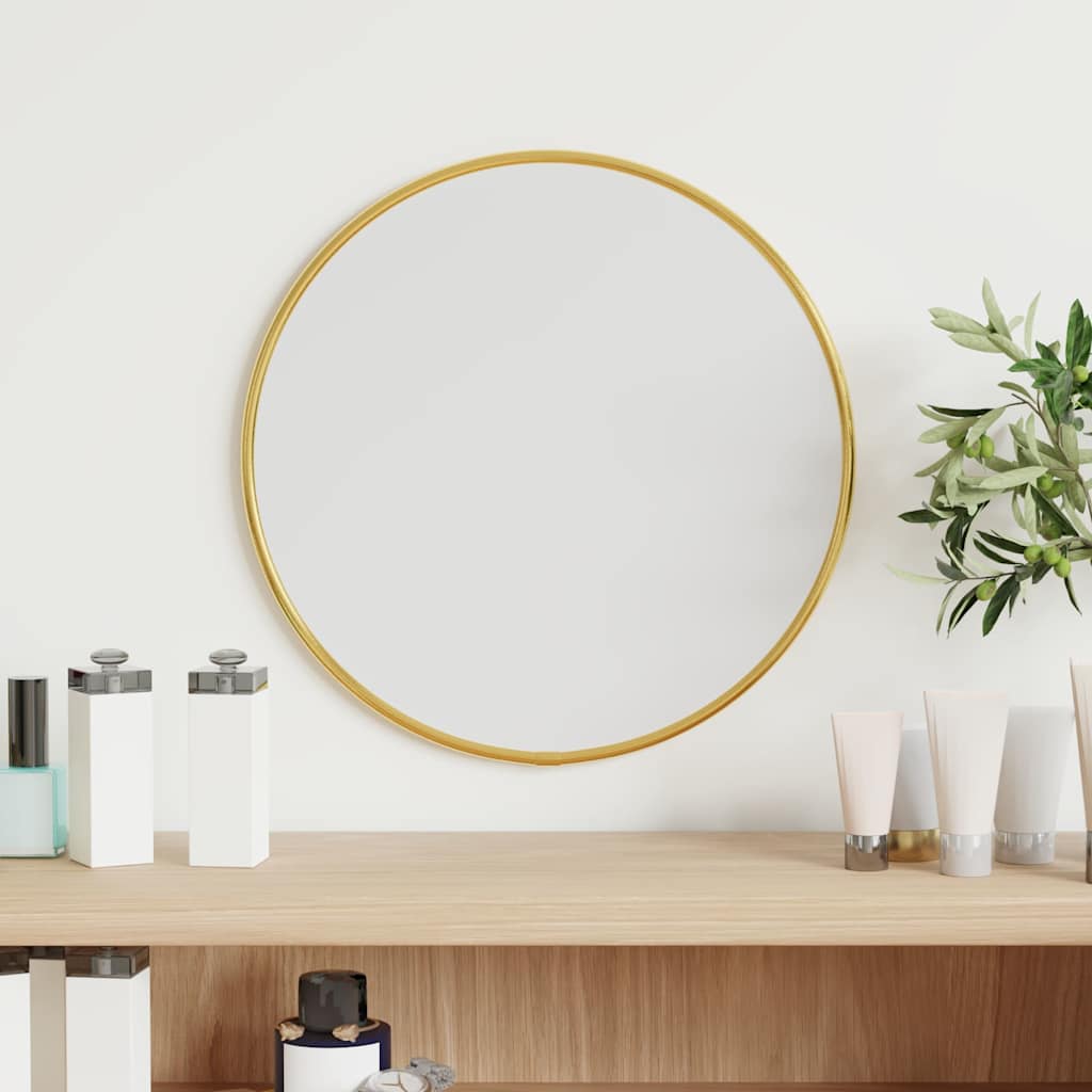 Espejo de pared arco de hierro negro 100x110 cm