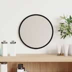 Espejo de pared arco de hierro negro 100x110 cm