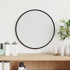 Espejo de pared arco de hierro negro 100x110 cm