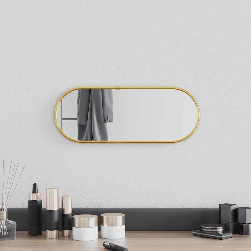 Espejo de pared arco de hierro negro 100x110 cm
