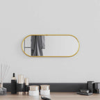 Espejo de pared arco de hierro negro 100x110 cm