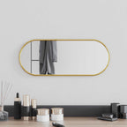Espejo de pared arco de hierro negro 100x110 cm