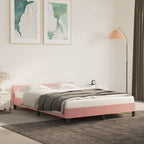 Cama con cabecero madera de ingeniería blanca 90x190 cm