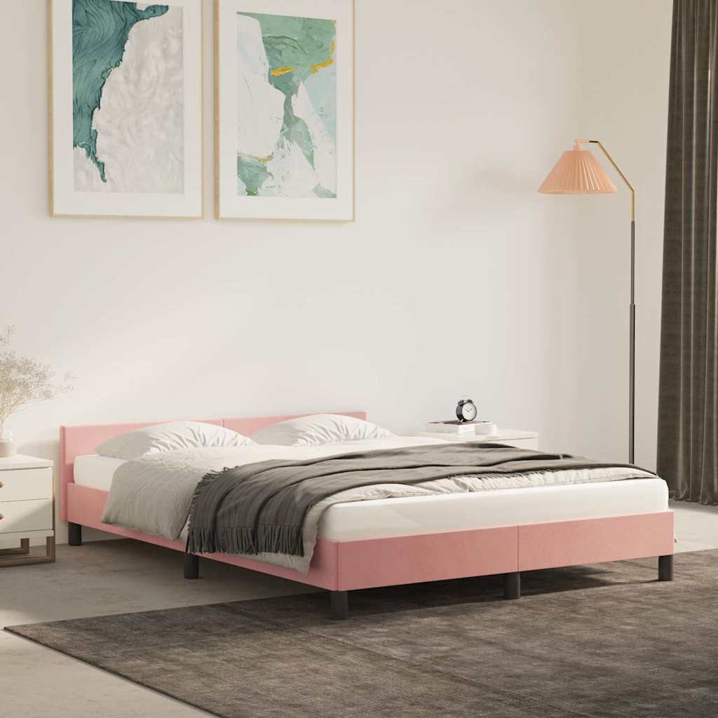 Cama con cabecero madera de ingeniería blanca 90x190 cm