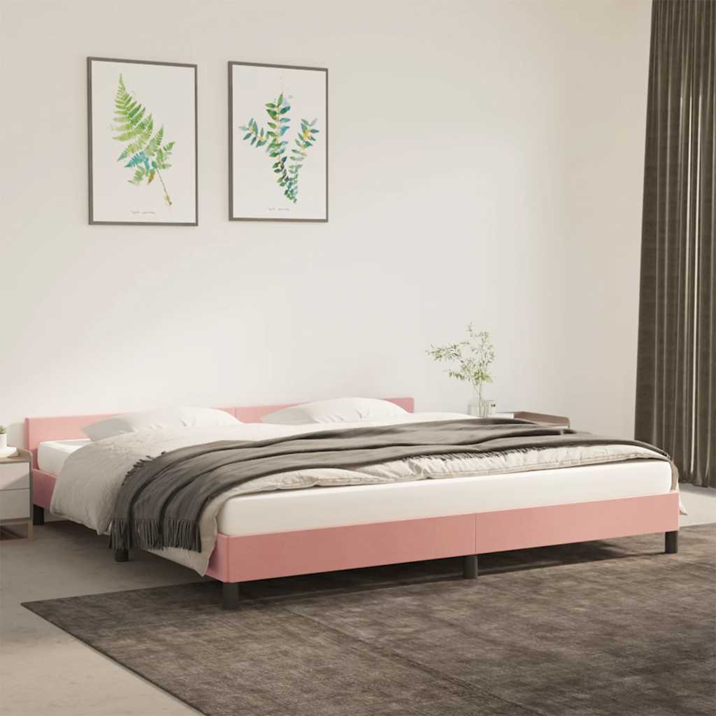 Cama con cabecero madera de ingeniería blanca 90x190 cm
