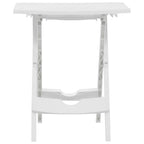 Juego de comedor para jardín 3 piezas polipropileno blanco