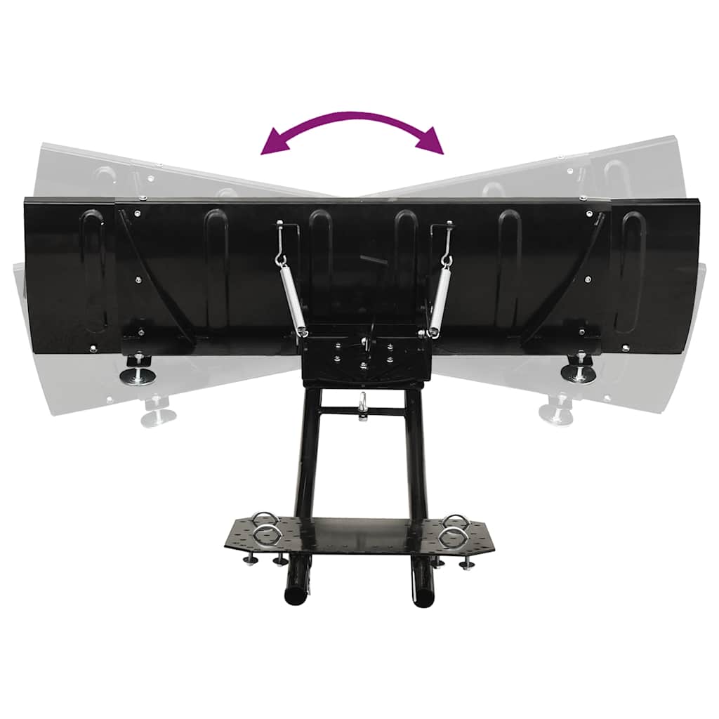 Pala quitanieves para quad ATV 150x38 cm negro