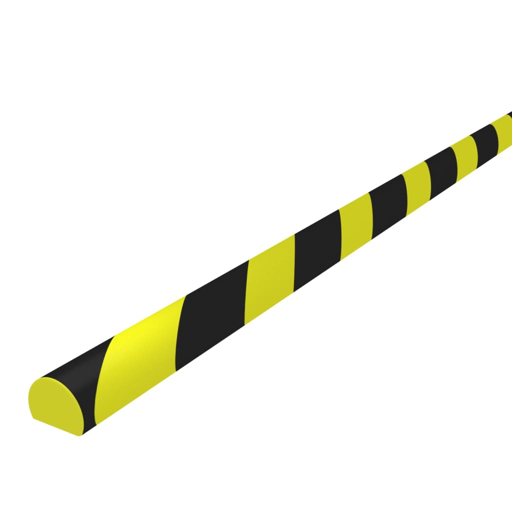 Protector de esquina PU amarillo y negro 4x3x100 cm