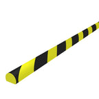 Protector de esquina PU amarillo y negro 4x3x100 cm