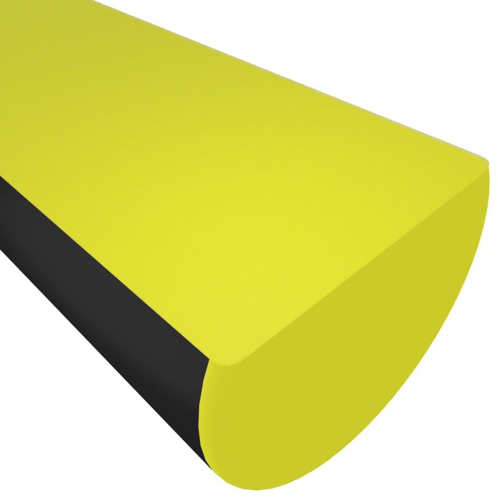 Protector de esquina PU amarillo y negro 4x3x100 cm