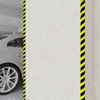 Protectores de esquina 2 uds PU amarillo y negro 4x3x100 cm