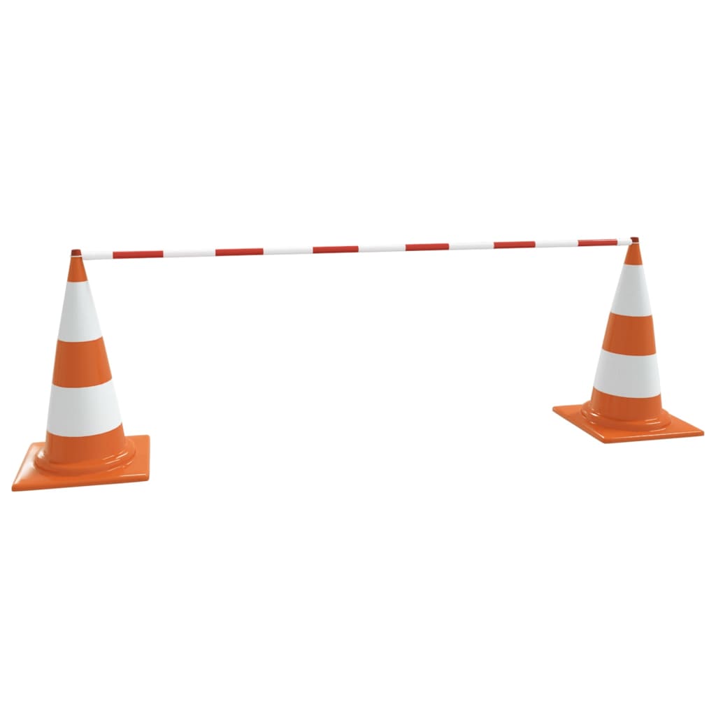 Barras retráctiles para conos de tráfico 10 uds ABS 116-197 cm