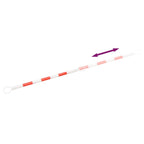 Barras retráctiles para conos de tráfico 10 uds ABS 116-197 cm