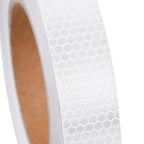 Cinta adhesiva reflectante PVC blanco 2,5 cm x 20 m
