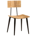 Sillas de comedor 2 uds madera maciza de mango 44x40x80 cm
