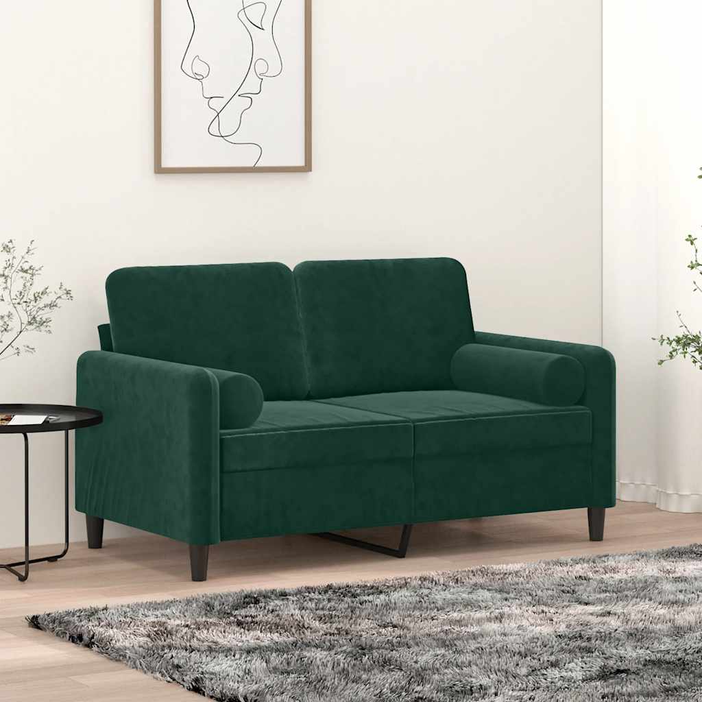 Cojines decorativos 2 uds cuero sintético capuchino 40x40 cm