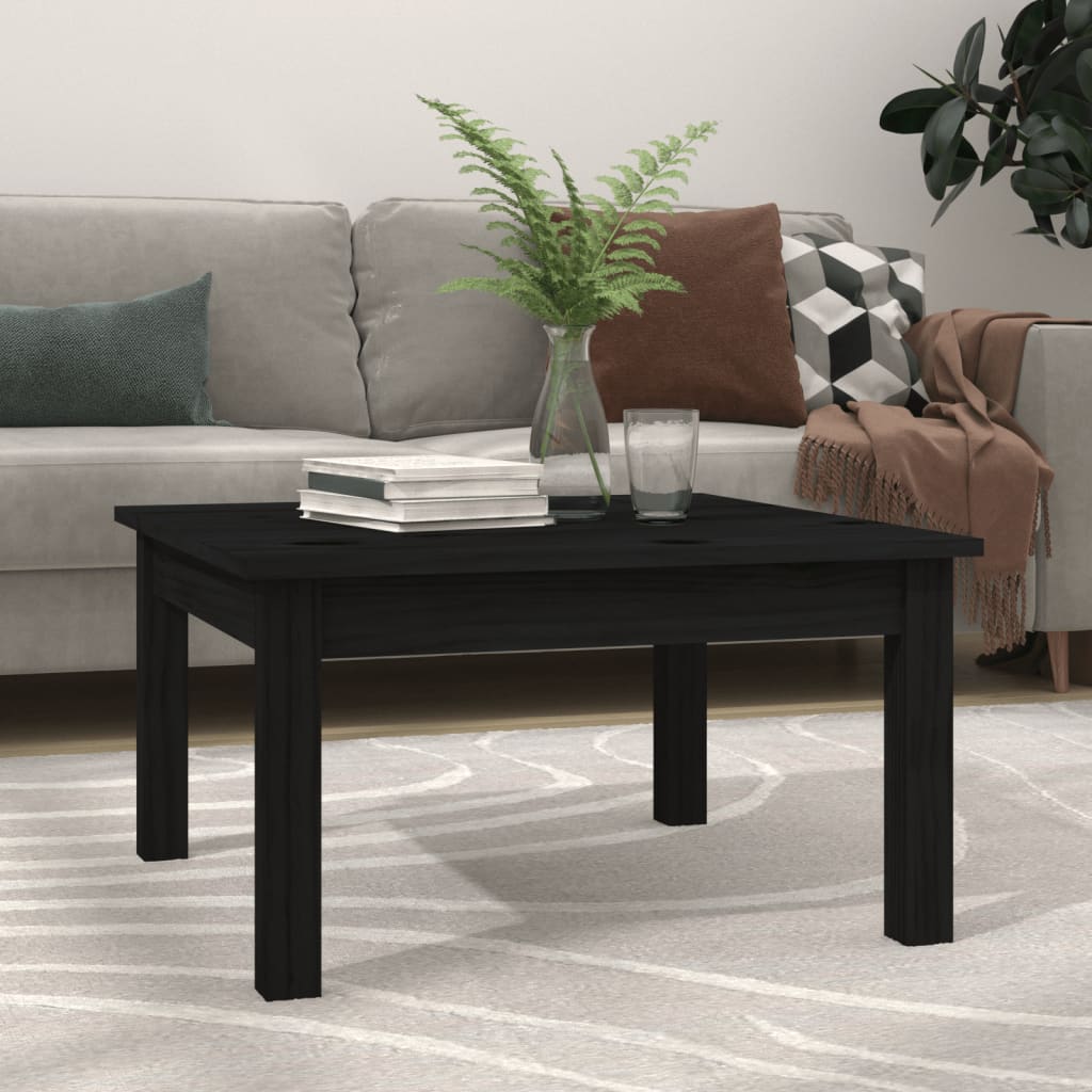 Mesa de centro de madera de pino maciza Ø 42,5x45 cm