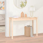 Mesa consola de madera maciza de pino blanco 110x40x75 cm