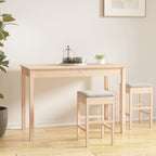 Mesa de comedor madera maciza de mango 140x70x75 cm