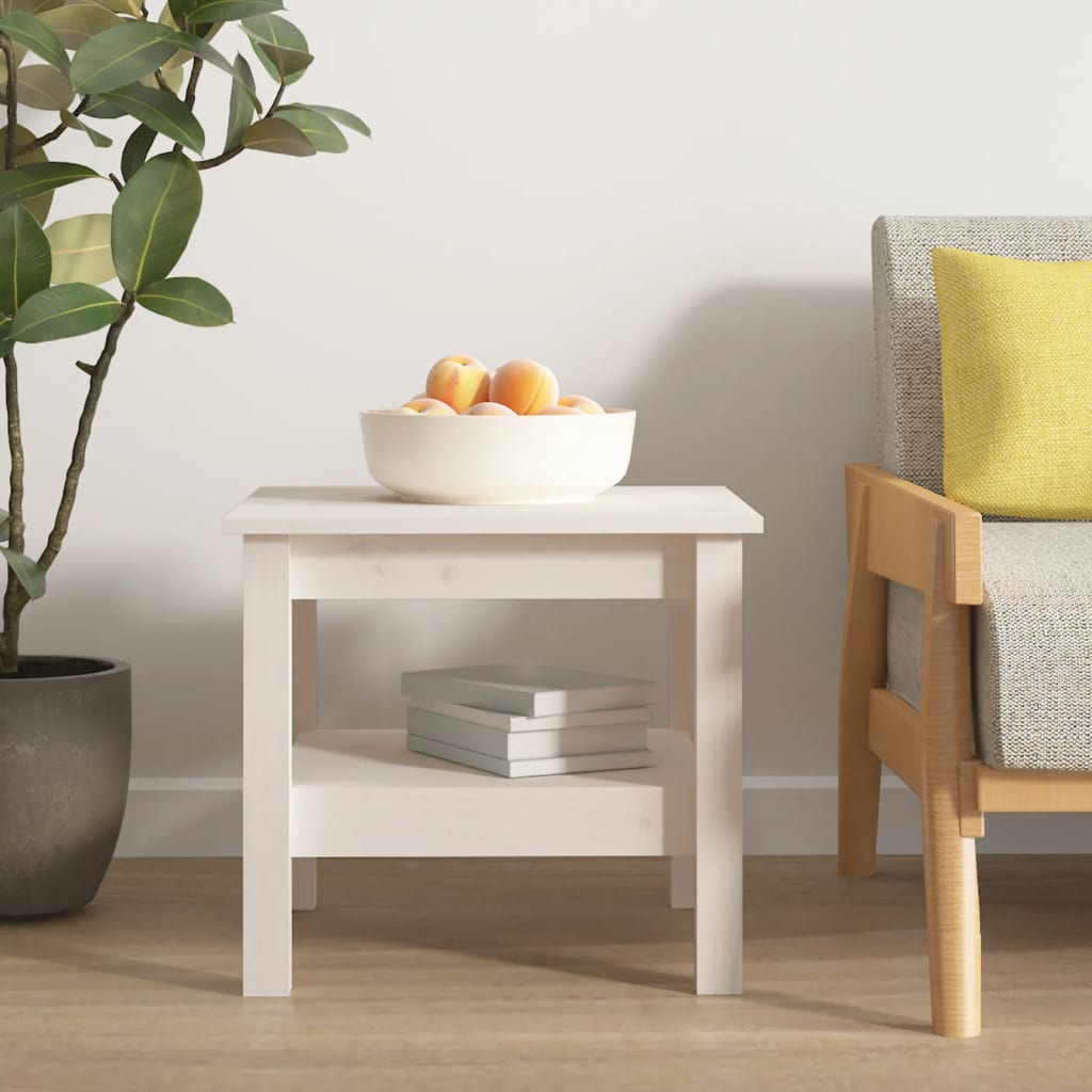 Mesa de centro 100x100x40 cm Madera maciza de pino