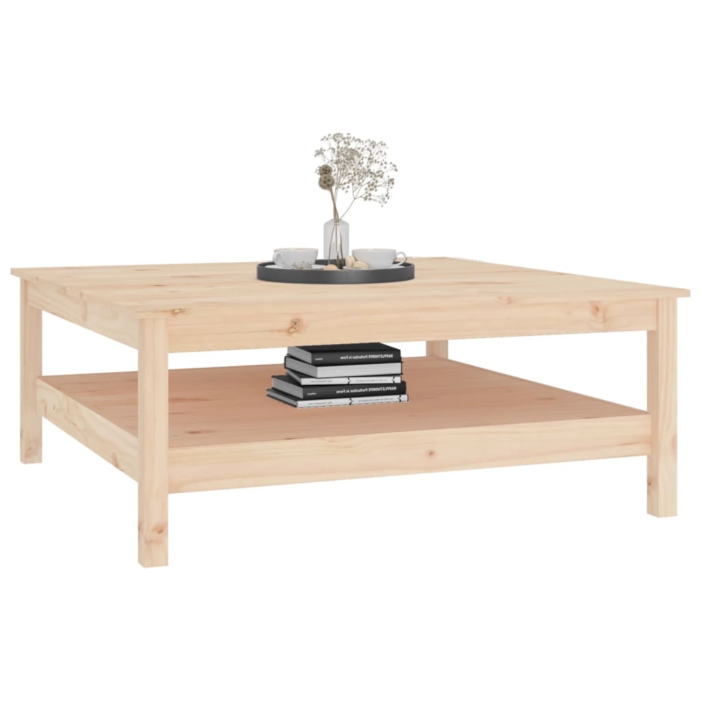 Mesa de centro 100x100x40 cm Madera maciza de pino