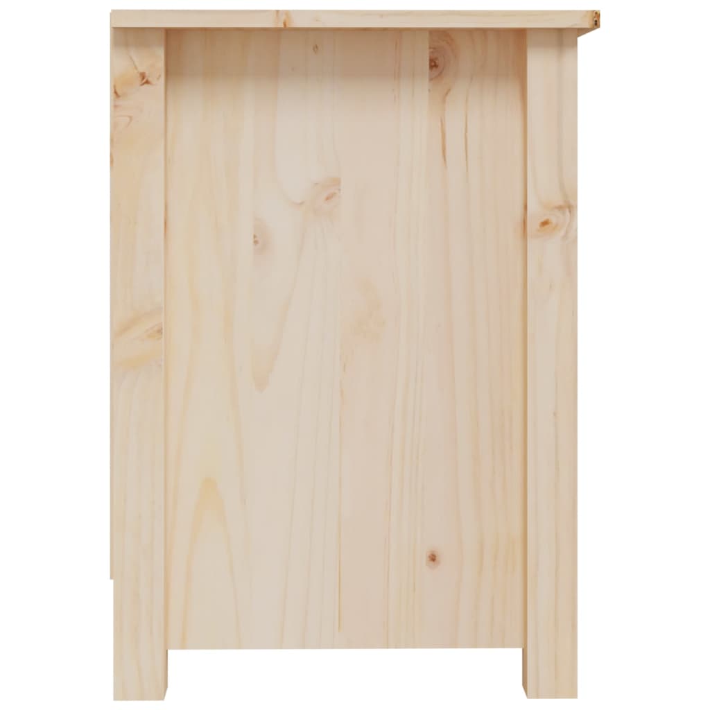 Mueble de TV de madera maciza de pino 70x36,5x52 cm