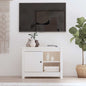 Mueble de TV de madera maciza de pino 70x36,5x52 cm