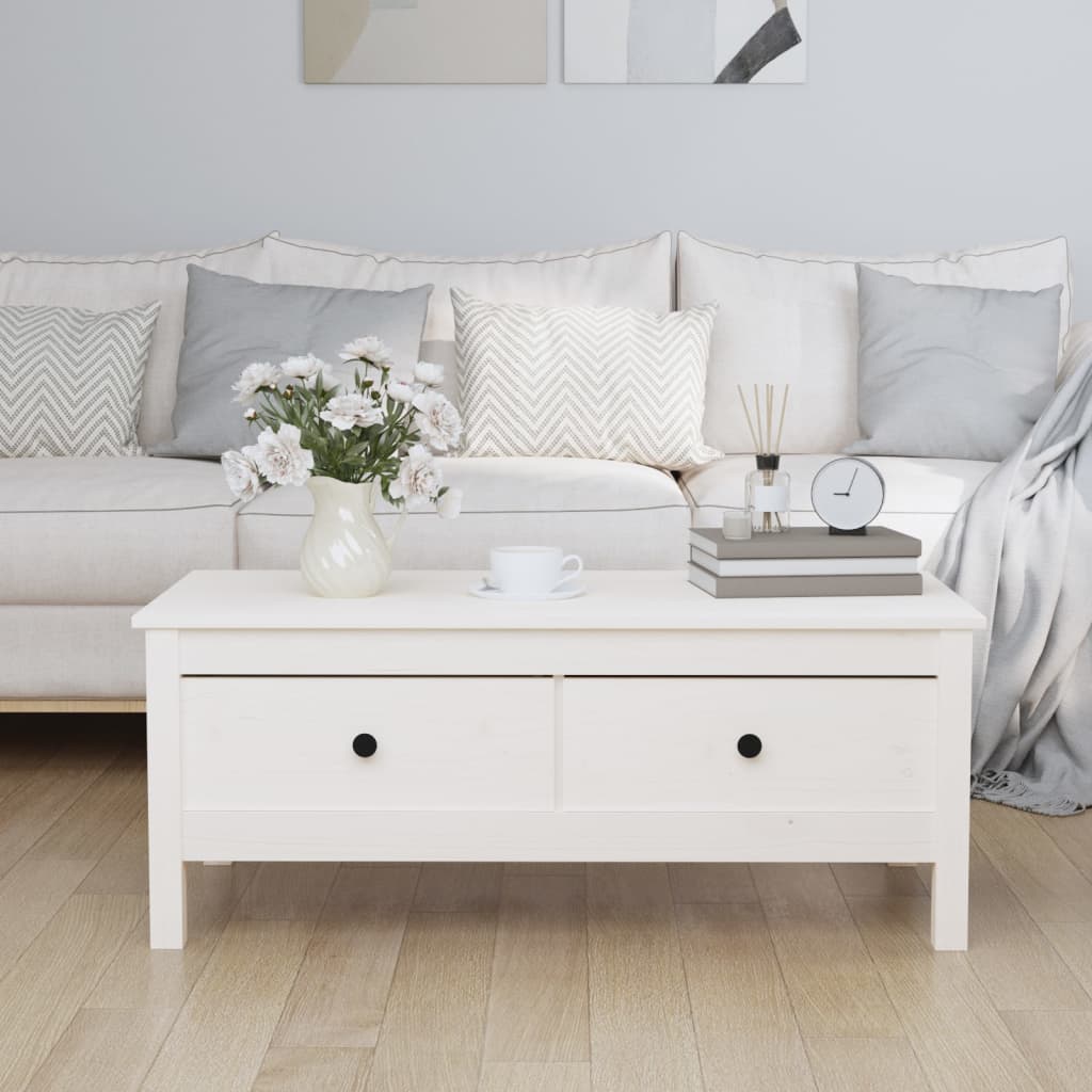 Solid pine coffee table 102x49x55 cm
