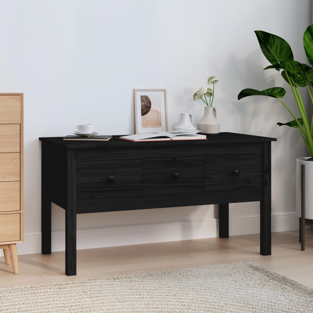 Solid pine coffee table 102x49x55 cm