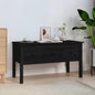 Mesa de centro de madera maciza de pino 102x49x55 cm