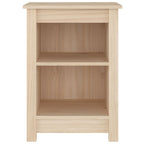 Mesita de noche madera maciza de pino 40x35x55 cm