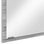 Espejo Gris Sonoma 90 x 8,5 x 37 cm Madera de ingeniería