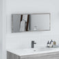Sonoma Grey Mirror 90 x 8.5 x 37 cm Engineered Wood