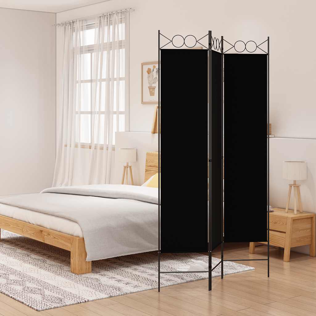 Biombo divisor de 1 panel marrón 175x180 cm