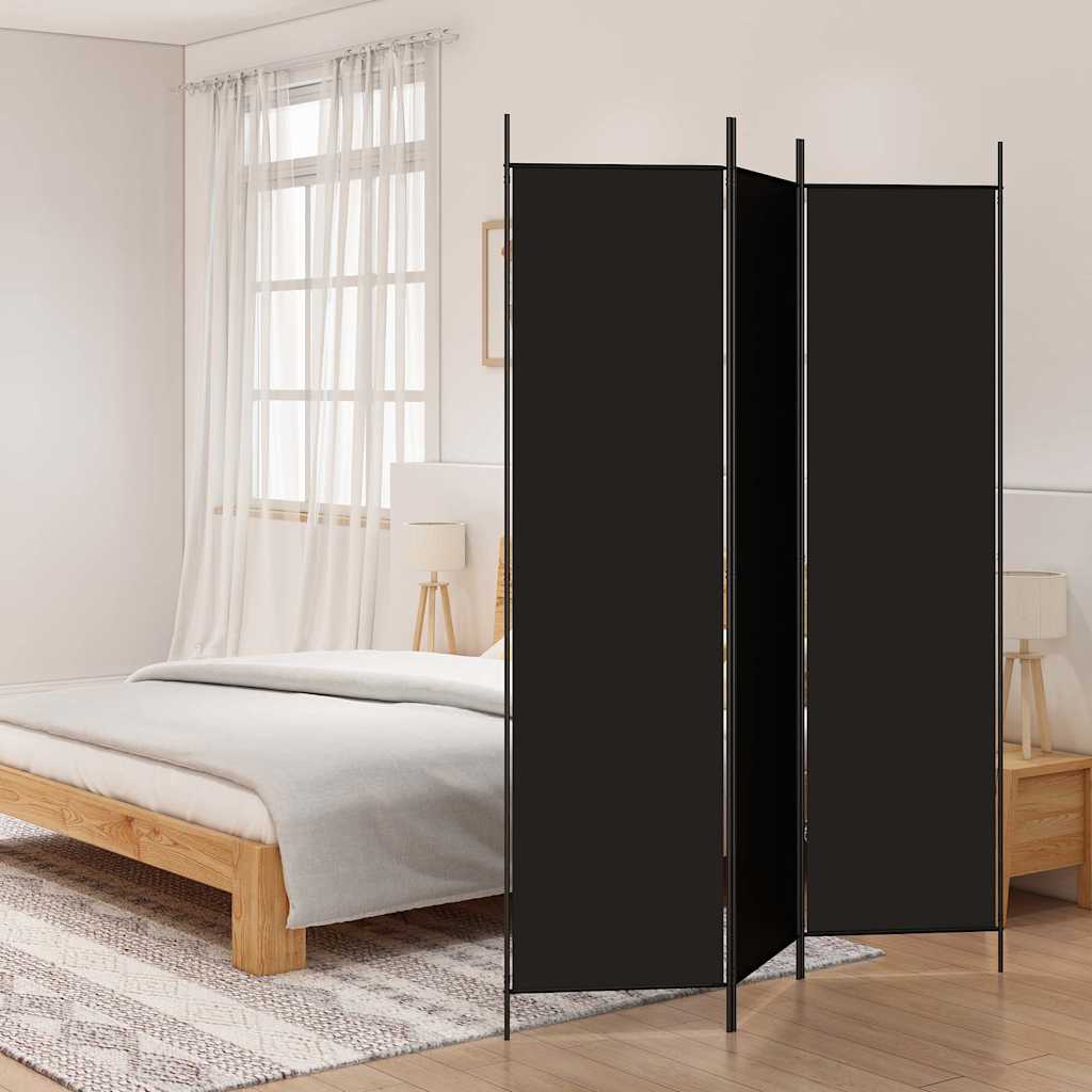 Biombo divisor de 1 panel marrón 175x180 cm