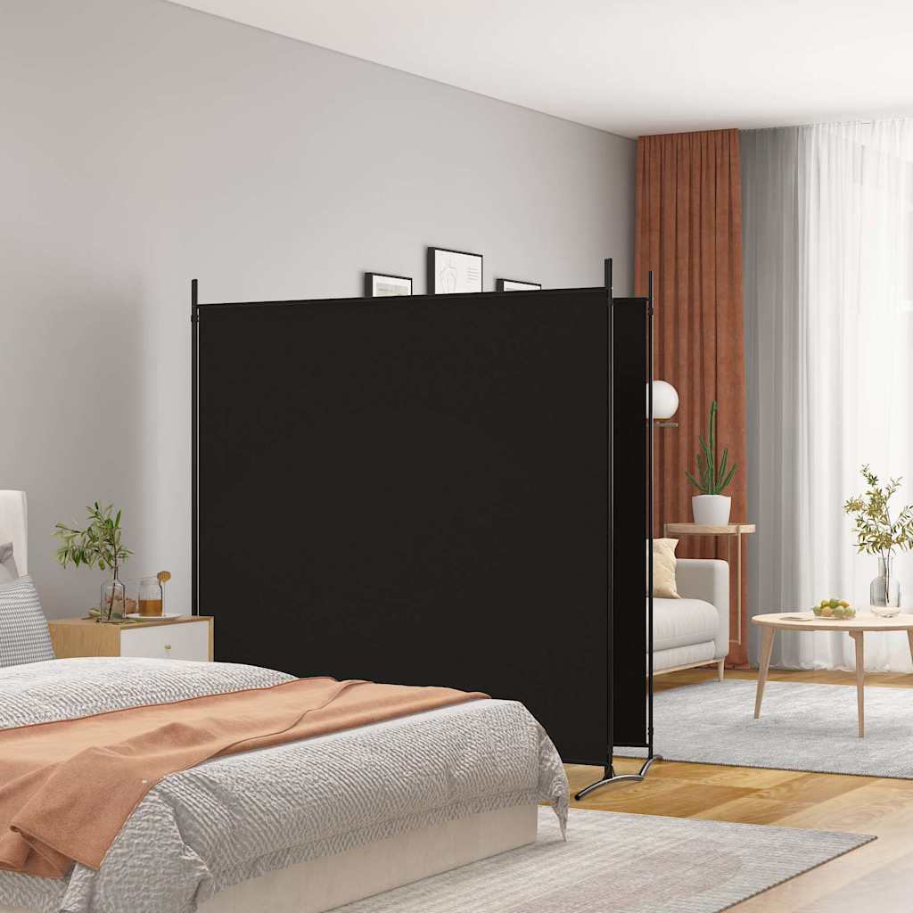 Biombo divisor de 1 panel marrón 175x180 cm