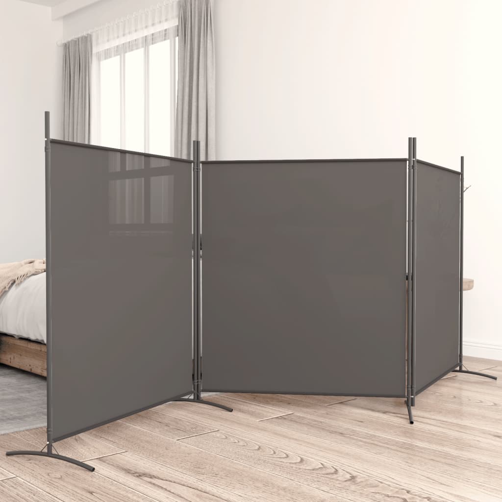 Biombo divisor de 1 panel marrón 175x180 cm
