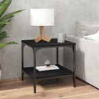 Mesa auxiliar madera contrachapada roble Sonoma 55x38x45 cm