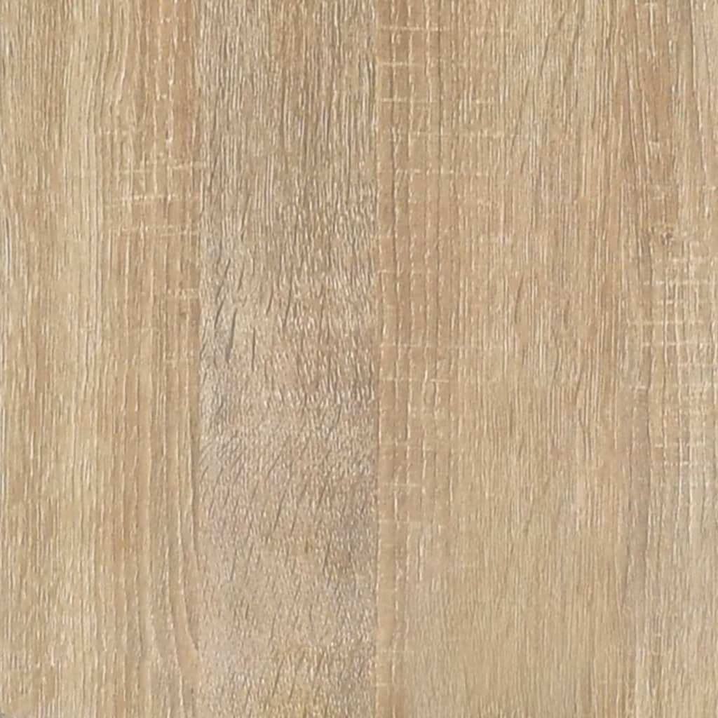 Mesas auxiliares 2 uds contrachapada roble Sonoma 40x40x40 cm