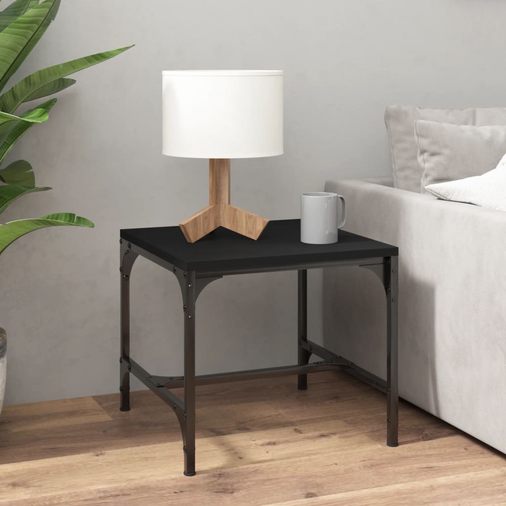 Mesa auxiliar madera contrachapada roble Sonoma 55x38x45 cm