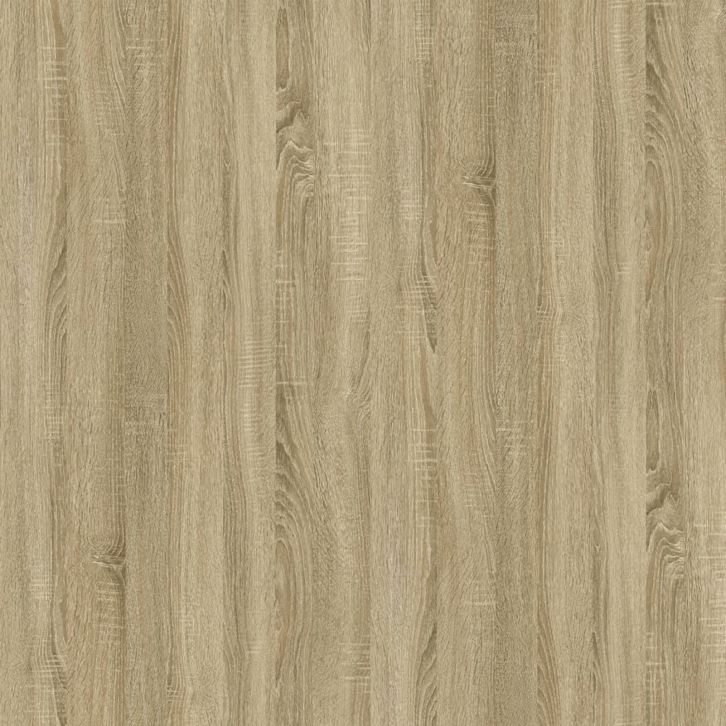 Mesa auxiliar madera contrachapada roble Sonoma 40x40x35 cm