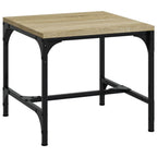 Mesas auxiliares 2 uds madera roble Sonoma 40x40x35 cm