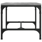 Mesa auxiliar de madera contrachapada gris Sonoma 40x40x35 cm