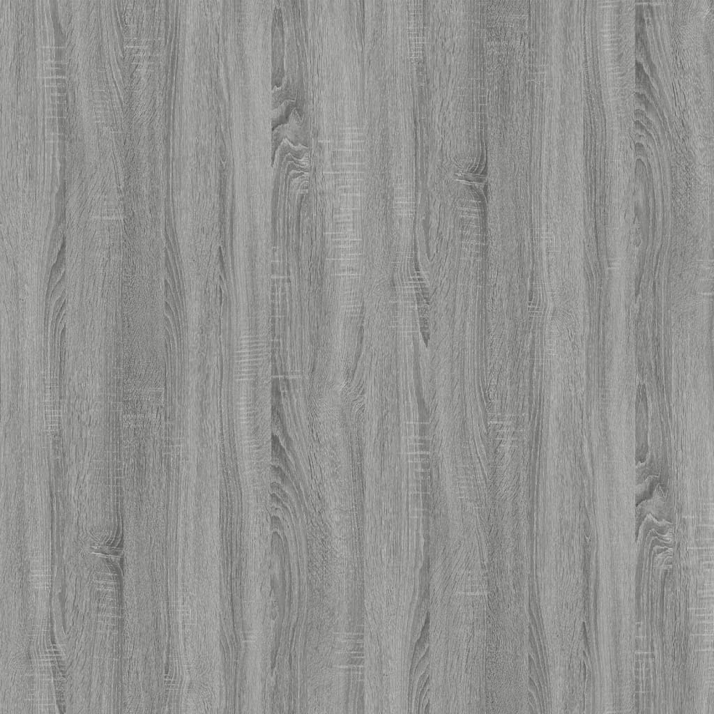 Mesas auxiliares 2 uds contrachapada gris Sonoma 40x40x35 cm