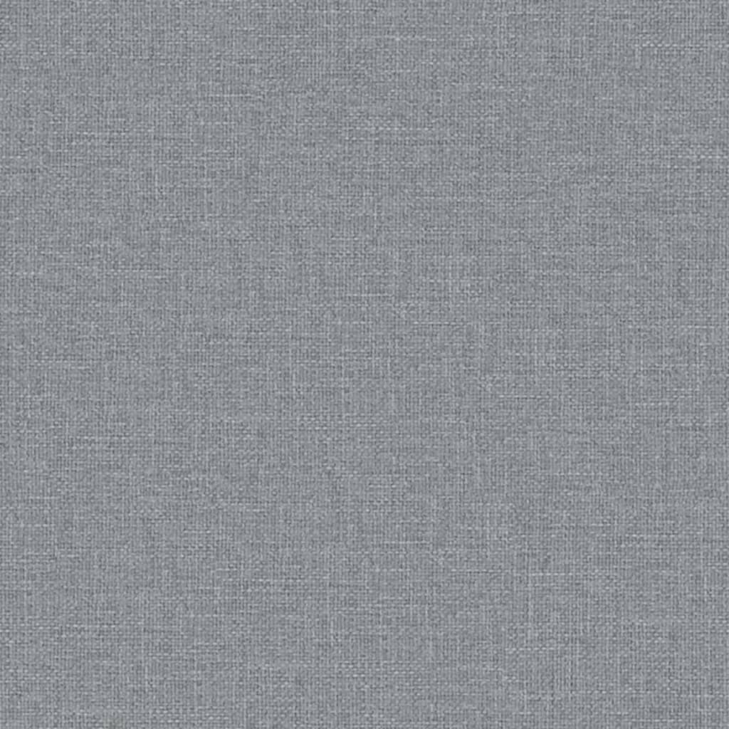 Silla de oficina reclinable con masaje de tela gris claro