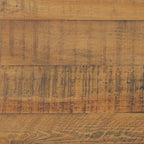 Mesita de noche madera maciza de pino marrón 36x30x45 cm