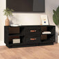 Mueble de TV de madera maciza de pino 100x34x40 cm