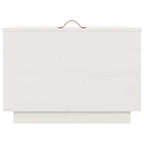 Cajas de almacenaje con tapa 3 pzas madera maciza pino blanca