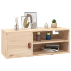 Armario de pared de madera maciza de pino 80x30x30 cm